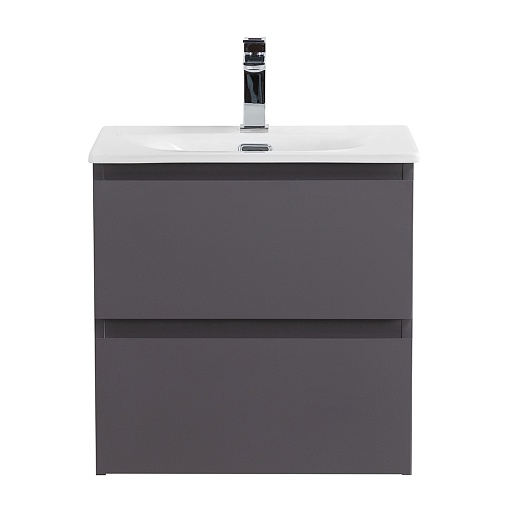 BelBagno Тумба с раковиной Kraft 39-50 подвесная Темно-Серый матовый с раковиной BB-8099-3-50 – фотография-2